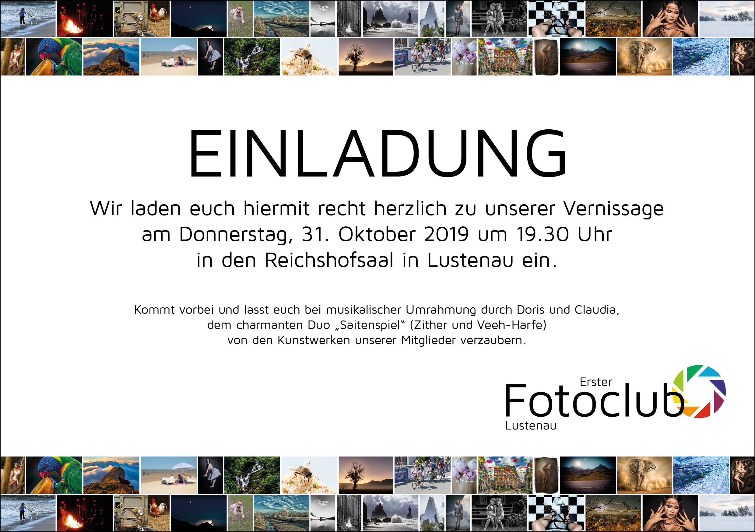 Vernissage - Fotoausstellung Erster Fotoclub Lustenau