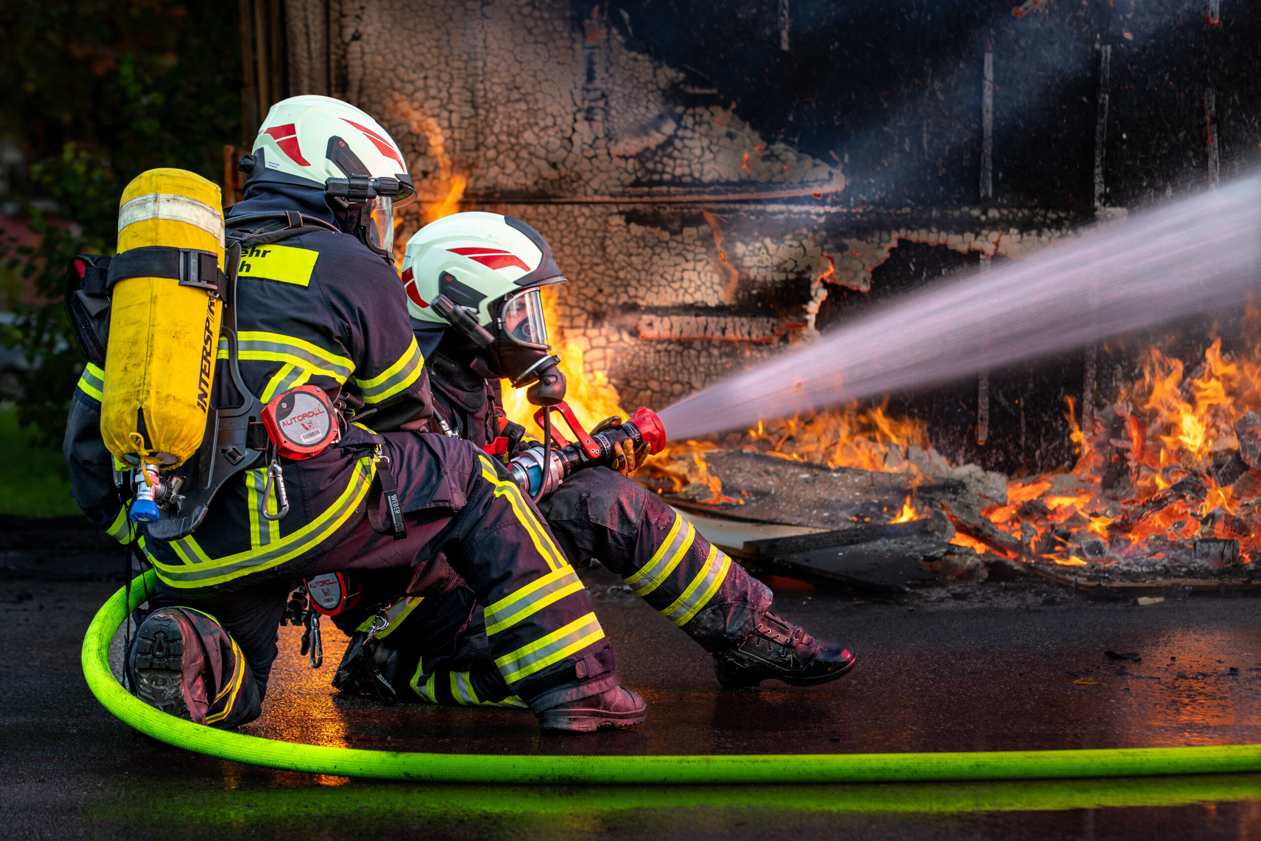 2026-10-24 Feuerwehr Schwarzach - Gruppenfoto und Abschlussübung